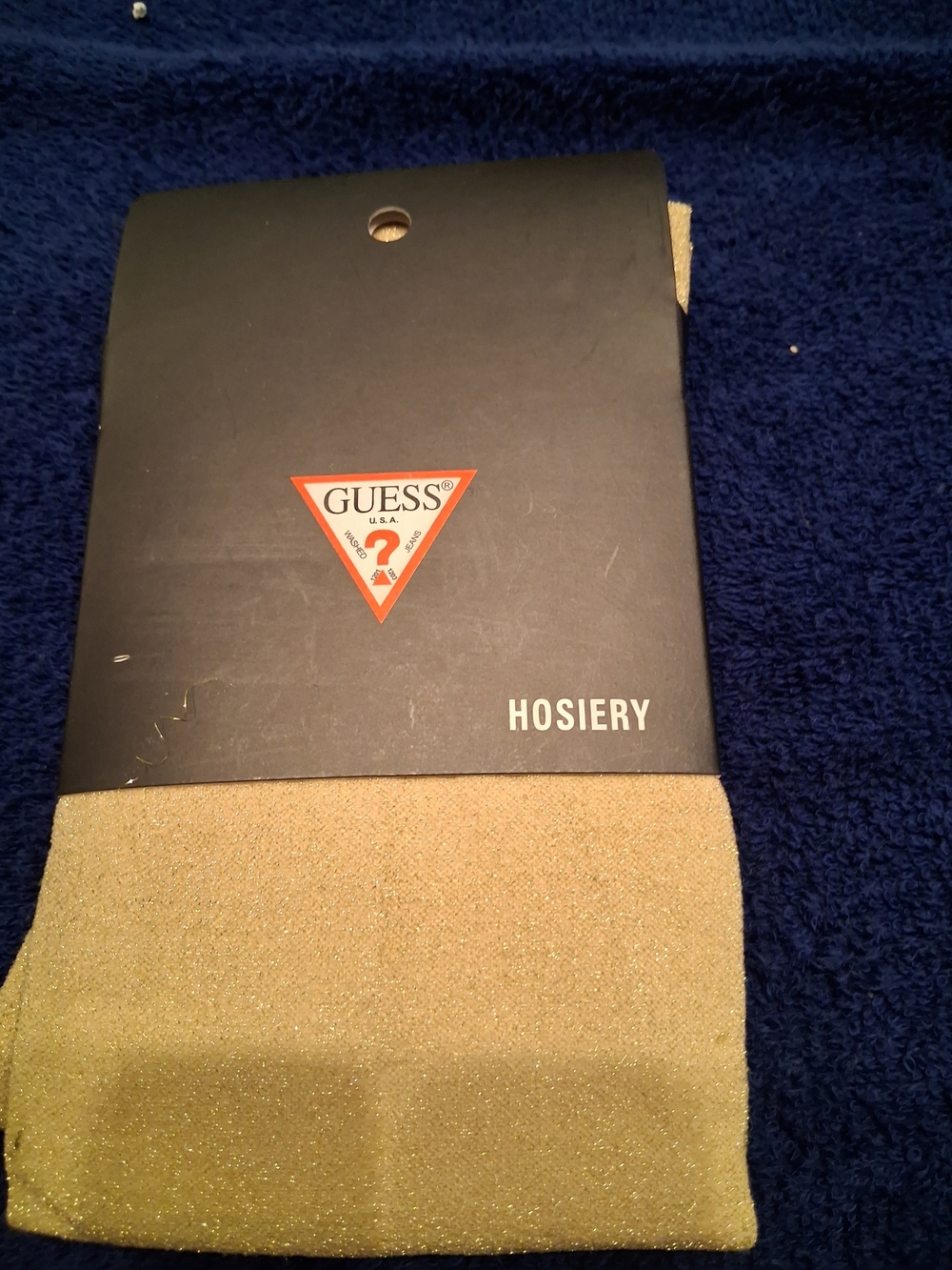 GUESS Metallic Gold Hosiery Tights